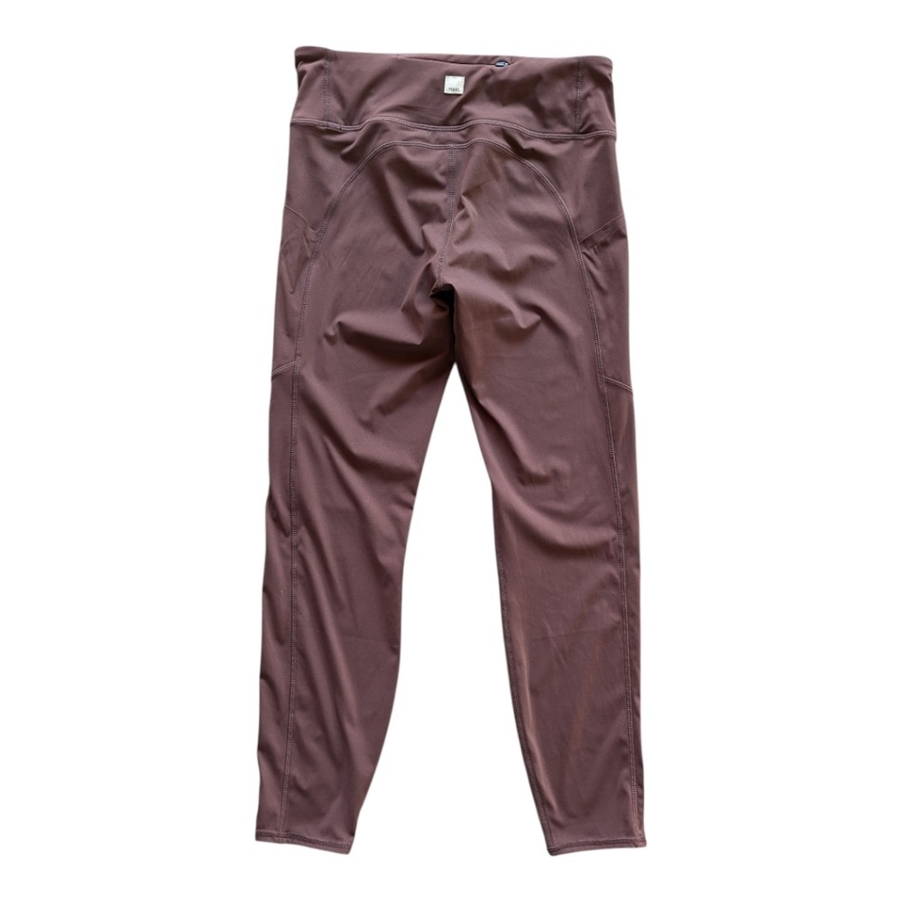 Vuori Stride Pocket Crop Leggings Sz M Brown - Picture 7 of 9